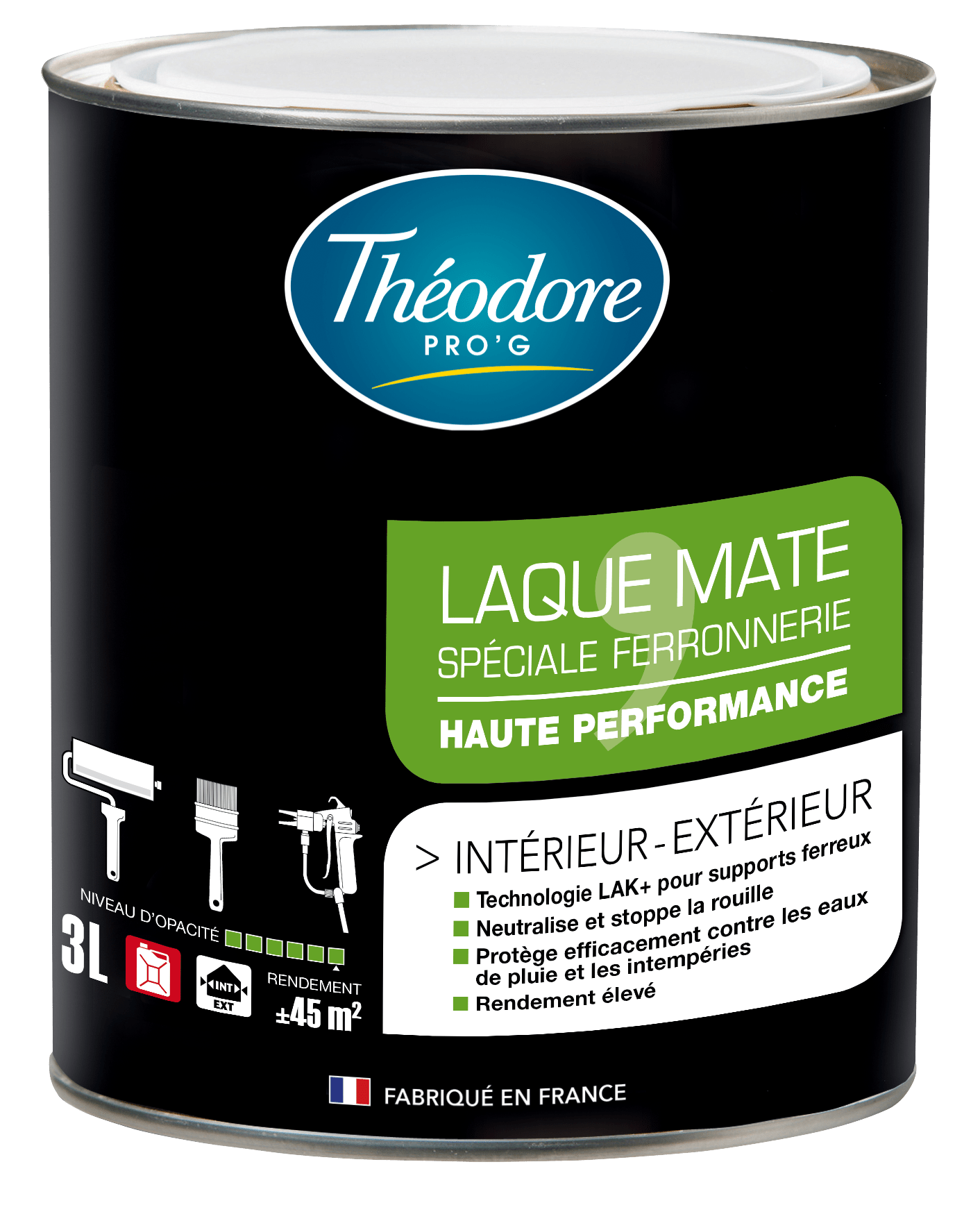 LAQUE MATE SPÉCIALE FERRONNERIE