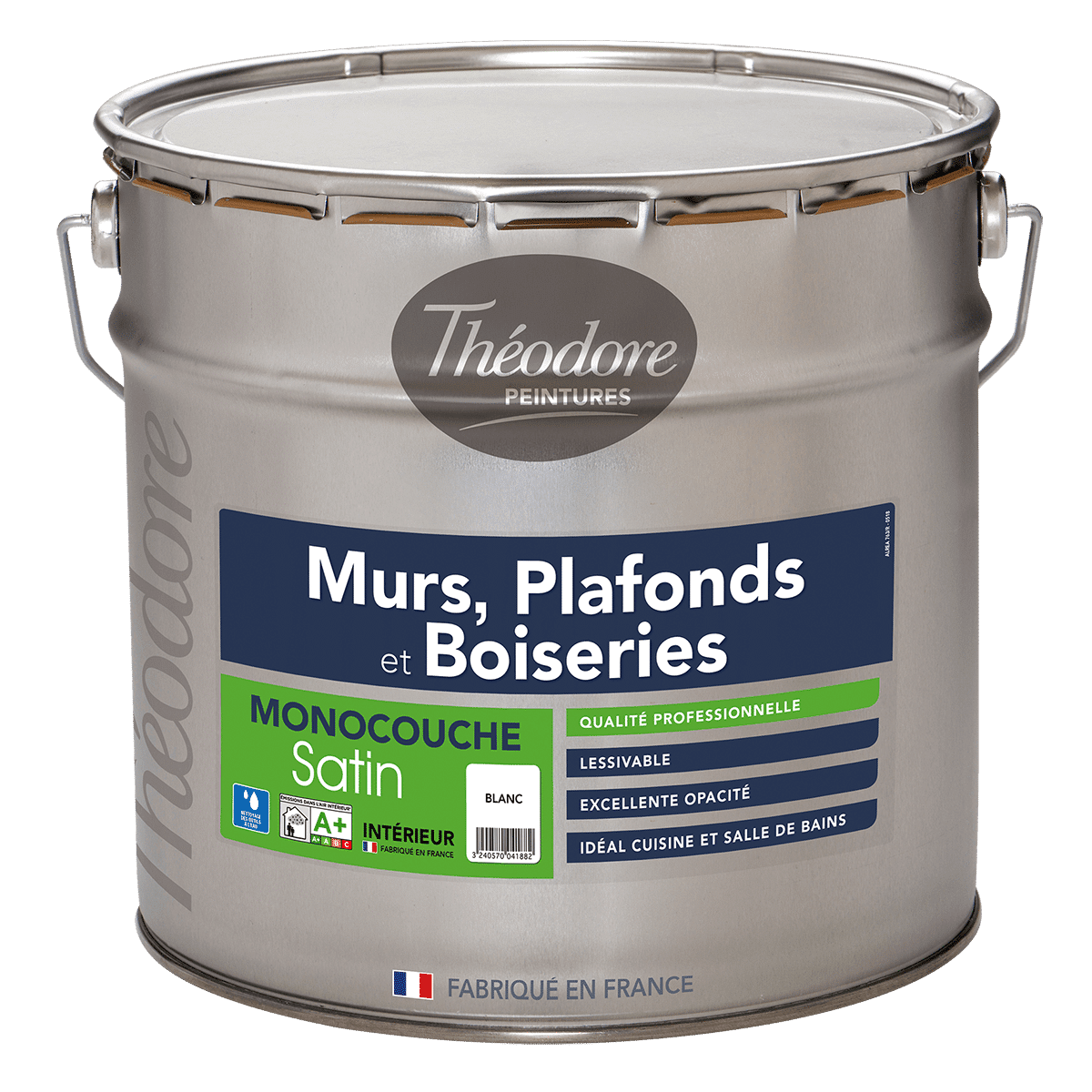 MURS, PLAFONDS ET BOISERIES SATIN MONOCOUCHE